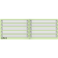 Exercise book A5 cross 16 sheets. 10 pieces