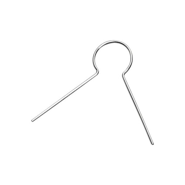 Aufhänger 25mm silber 25er 10 Stck