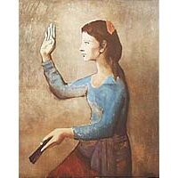 Picasso, Pablo, Frau mit FÃ¤cher