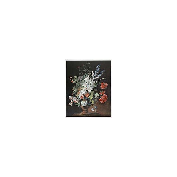 Huysum, Justus van, Stillleben mit Lilien, Mohn und Rosen