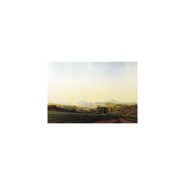 Friedrich, Caspar David, Böhmische Landschaft mit Milleschau