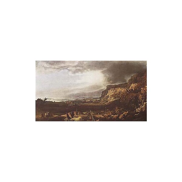 Seghers, Hercules Pieterszoon, Gebirgslandschaft mit Fernbl.