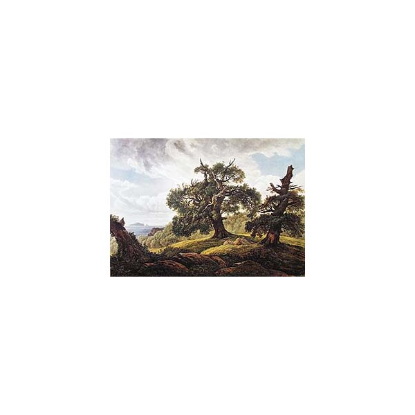 Carus, Carl Gustav, Eichen am Meer
