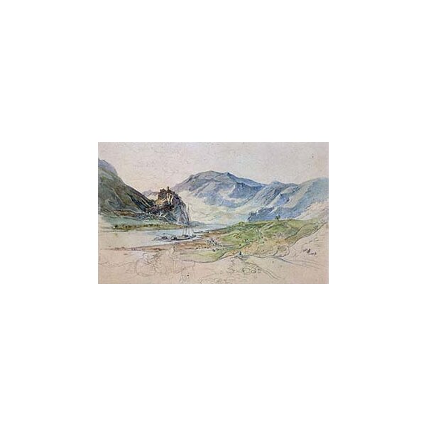 Richter, Adrian Ludwig,  Elbtal mit Burgruine