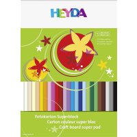 Coloured Paper Craft Kit  25x35cm 130g sort 20 pieces