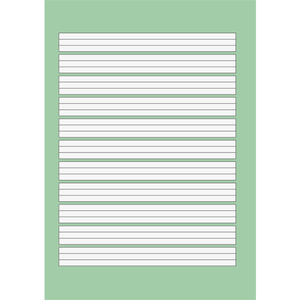 School notepad A5 50 sheets 10 pcs Lin 1
