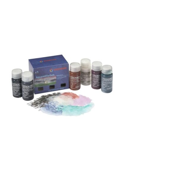 watercolour assortment basic 20 ml 6 Colours