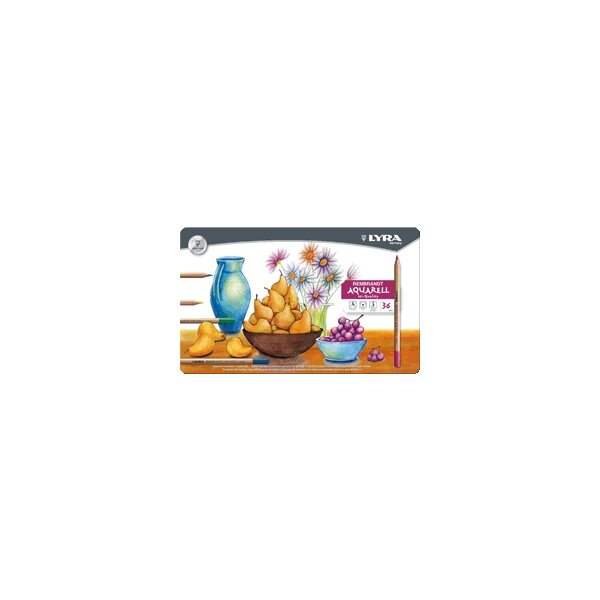 REMBRANDT AQUARELL Metalletui 36 Künstler-Farbstifte