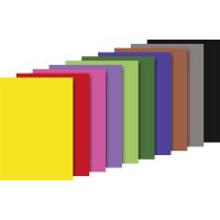 Coloured Paper Pad A4 130g 20Bl 10 pieces