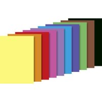 Coloured Paper Pad A4 130g 10Bl 10 pieces