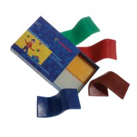 modelling beeswax 100x40 mm, 6 assorted colours