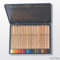 REMBRANDT AQUARELL Metalletui 24 Künstler-Farbstifte