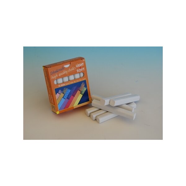Tafel-Kreide 12er weiss