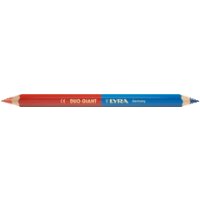 Office colored pencil DUO lacquered red/dark blue