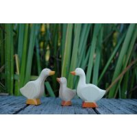 Goose head up