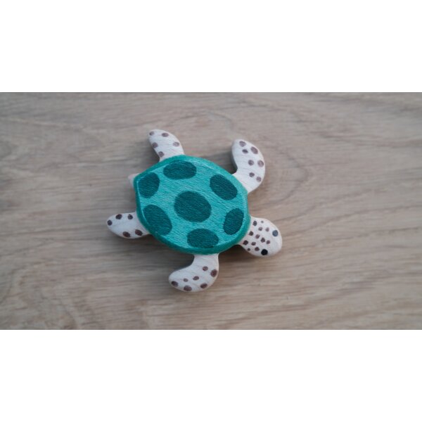 Sea turtle swimming