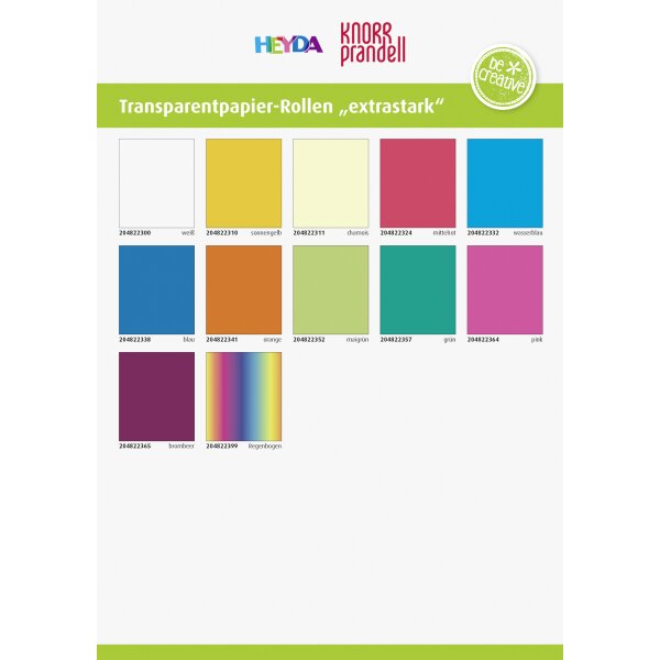 Transparent paper extra strong 50x70 10 rolls